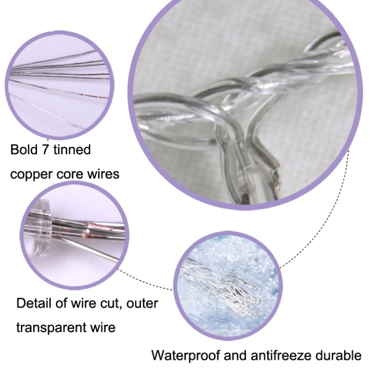 LED Halloween Decoration Luminous Cloth Ghost Ornament String Light 6m 40 Lights(White) - Halloween Decoration Lamps by PMc TechLife | Online Shopping South Africa | PMc TechLife | Buy Now Pay Later Mobicred