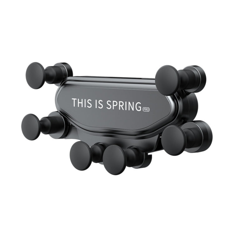 KM-20 Car Universal Air Outlet Gravity Mobile Phone Holder(Black) - free shipping - PMC TechLife - Order now!