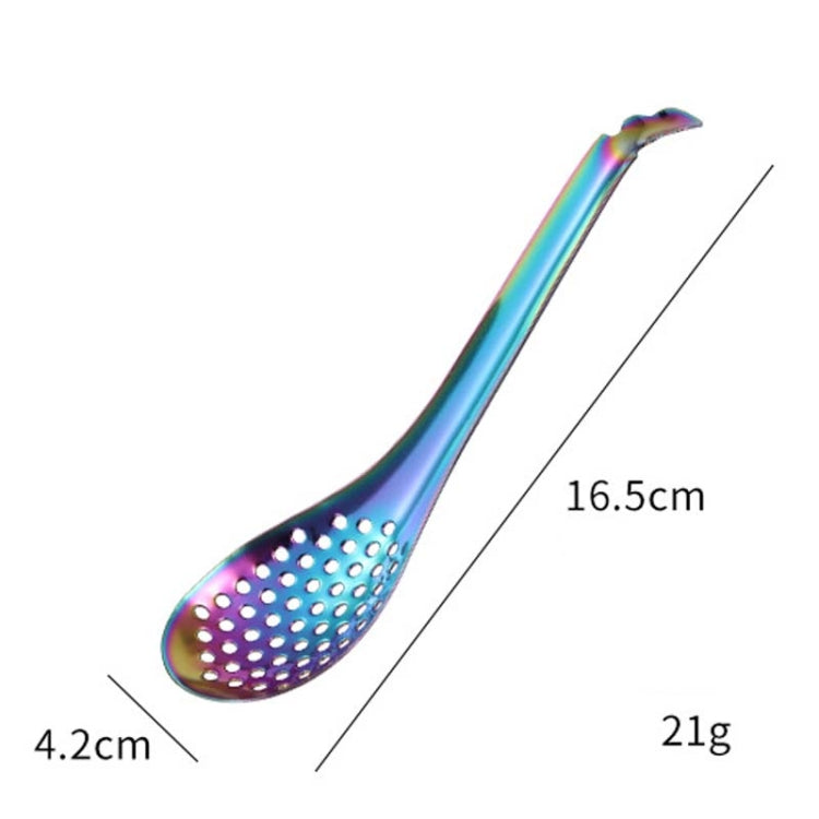 2 PCS 304 Stainless Steel Small Caviar Colander Molecular Cooking Spoon, Color: Black - Gadgets by PMC TechLife | Online Shopping South Africa | PMC TechLife | Buy Now Pay Later Mobicred