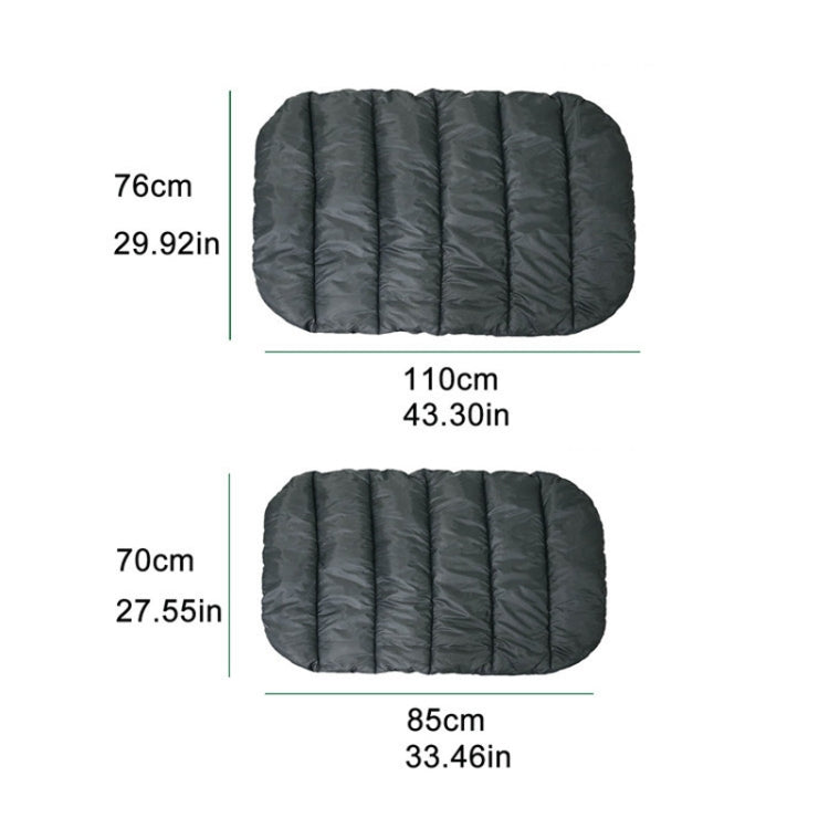Pet Outdoor Waterproof Cushion Camping Cats And Dog Sleeping Pad, Size: Large 110x76cm(Grey) - Pads by PMC TechLife | Online Shopping South Africa | PMC TechLife | Buy Now Pay Later Mobicred