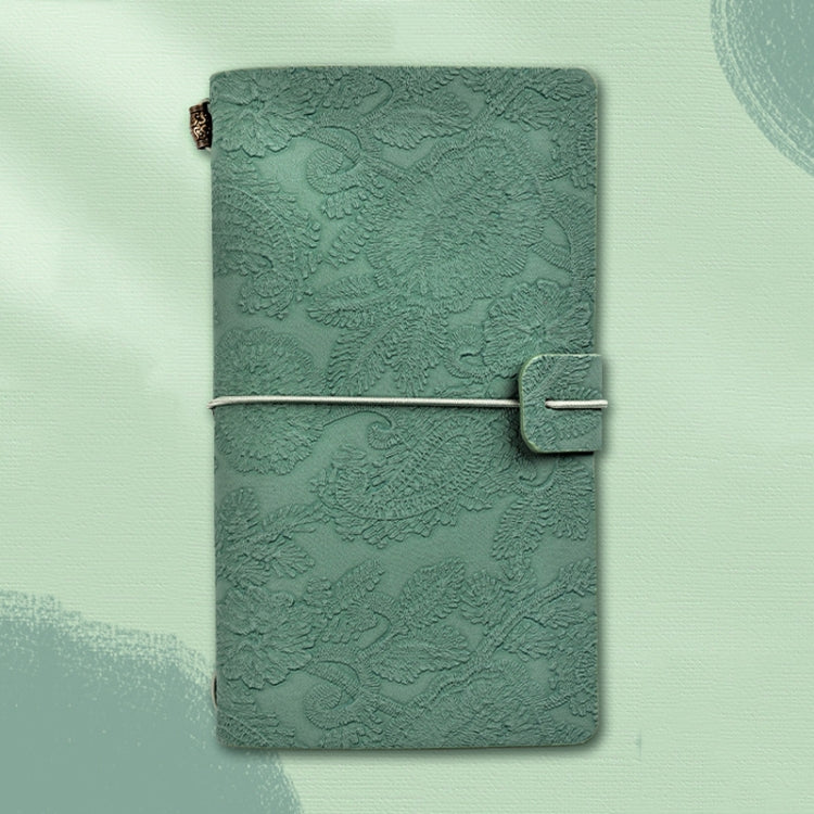 A6  Retro Lace Carved Girls Hand Ledger Diary With 3 Separate Inner Pages(Dark Green) - Notebooks by PMc TechLife | Online Shopping South Africa | PMc TechLife | Buy Now Pay Later Mobicred