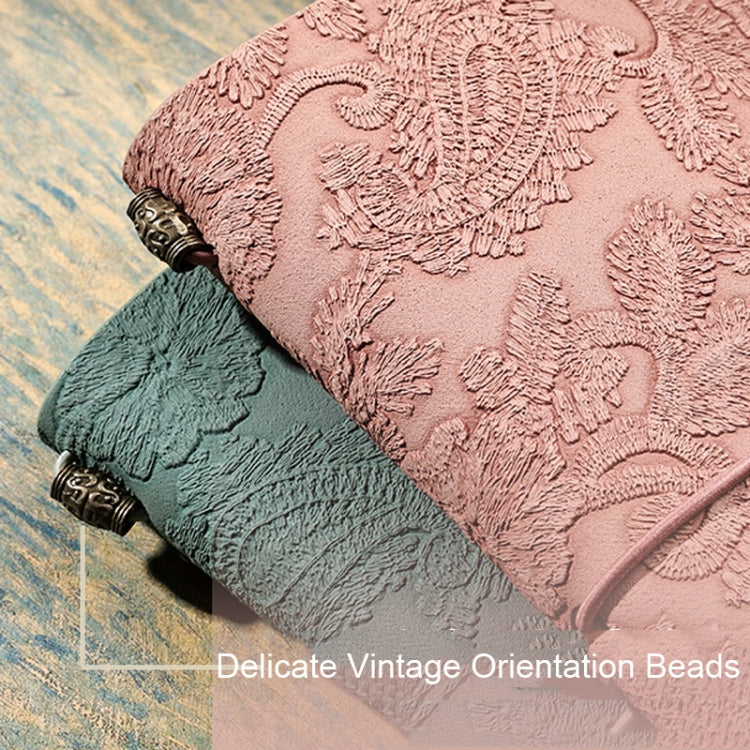 A6  Retro Lace Carved Girls Hand Ledger Diary With 3 Separate Inner Pages(Dark Green) - Notebooks by PMc TechLife | Online Shopping South Africa | PMc TechLife | Buy Now Pay Later Mobicred