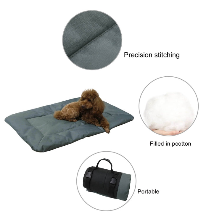 Outdoor Camping Foldable Pet Sleeping Pad 600D Oxford Cloth Waterproof Dog Pad(Grey) - Pads by PMC TechLife | Online Shopping South Africa | PMC TechLife | Buy Now Pay Later Mobicred