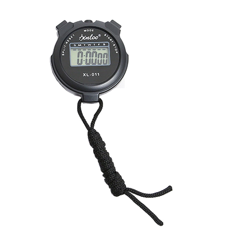 XINLOO XL-011 Display Single Memory Stopwatch Running Fitness Training Electronic Timer(Black) - Pedometer by null | Online Shopping South Africa | PMC TechLife | Buy Now Pay Later Mobicred