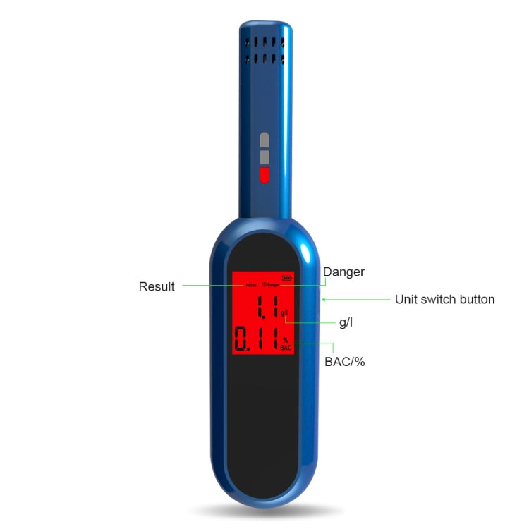 High-precision Breath Alcohol Tester(English Version) - Breath Alcohol Tester by PMC TechLife | Online Shopping South Africa | PMC TechLife | Buy Now Pay Later Mobicred