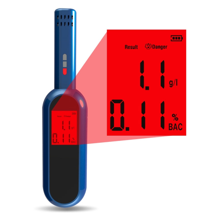 High-precision Breath Alcohol Tester(English Version) - Breath Alcohol Tester by PMC TechLife | Online Shopping South Africa | PMC TechLife | Buy Now Pay Later Mobicred