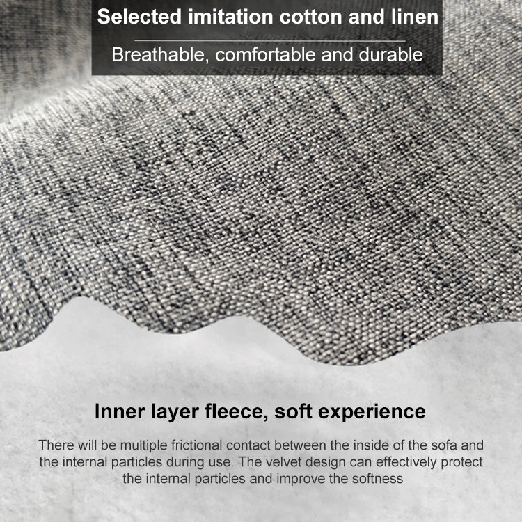 Lazy Sofa Bean Bag Chair Fabric Cover, Size: Large(Dark Gray) - free shipping - PMC TechLife - Order now!