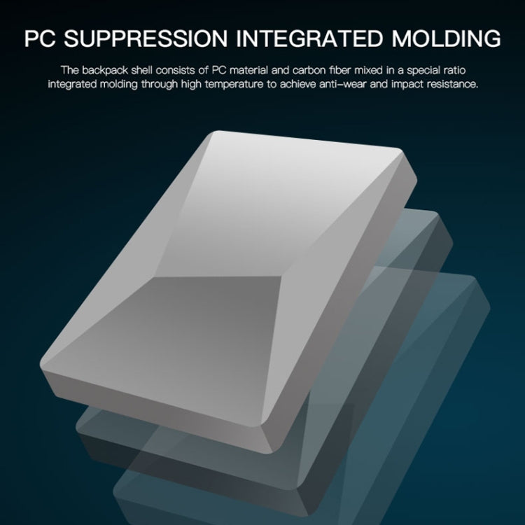 Bopai 61-93318A Hard Shell Waterproof Expandable Backpack with USB Charging Hole, Spec: Regular (Black) - free shipping - PMC TechLife - Order now!