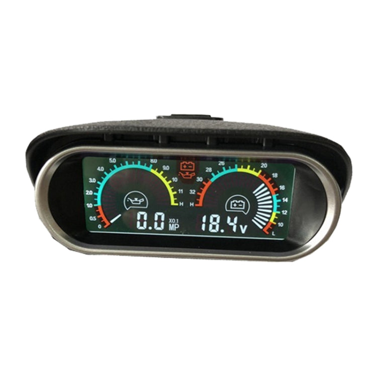 Agricultural Vehicle Car Modification Instrument, Style: Oil Meter (NPT1/8) With Voltage - Clocks & Car Meters by PMC TechLife | Online Shopping South Africa | PMC TechLife | Buy Now Pay Later Mobicred