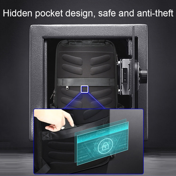 Bopai 61-120621A Outdoor Waterproof Laptop Backpack with USB Charging Port, Spec: Expansion Version - free shipping - PMC Jewellery - Order now!
