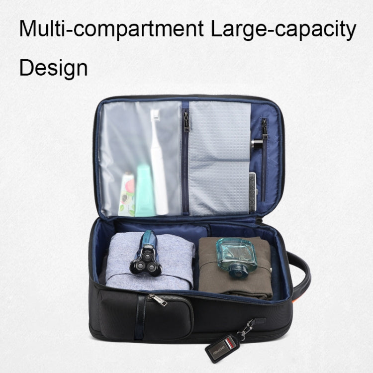 Bopai 61-86611 Multifunctional Wear-resistant Anti-theft Laptop Backpack with USB Charging Hole(Black) - free shipping - PMC Jewellery - Order now!