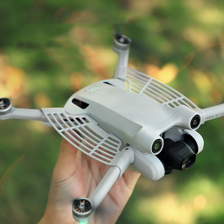 1 Pair Sunnylife MM3-HS464 For DJI Mini 3 Pro Hand Guard Hand-held Take-off And Landing Safety Guard(Light Grey) - Other by Sunnylife | Online Shopping South Africa | PMC TechLife | Buy Now Pay Later Mobicred