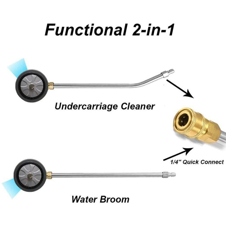 Car Chassis Washe 1/4 Quickly Inserts Road Cleaning Brush(Black) - free shipping - PMC TechLife - Order now!
