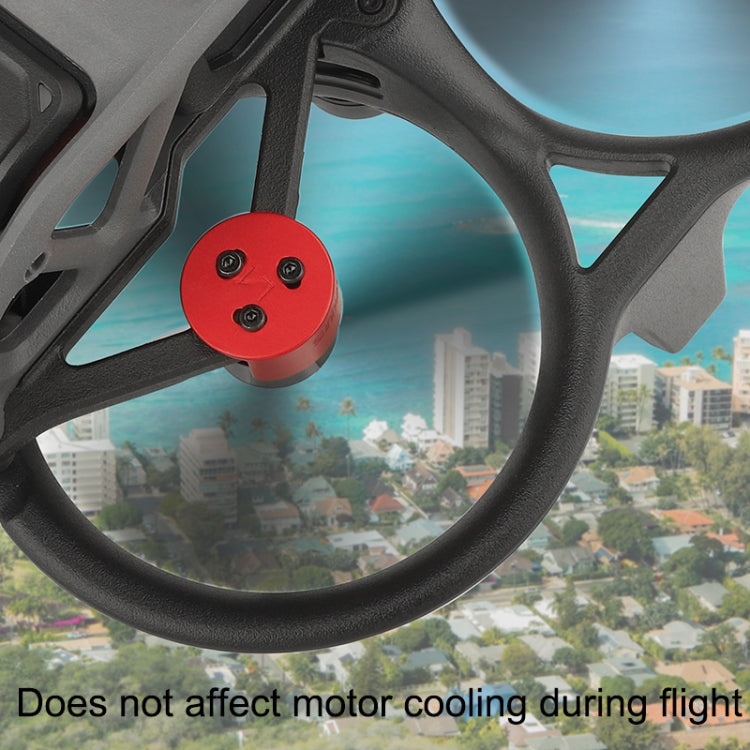 4 PCS / Set Sunnylife AT-MD475 Dust-proof Water-resistant Aluminum Alloy Motor Cover For DJI Avata(Black) - Other by PMC TechLife | Online Shopping South Africa | PMC TechLife | Buy Now Pay Later Mobicred
