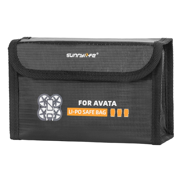 Sunnylife AT-DC479 Put 3 Batteries Battery Explosion-proof Bag For DJI Avata - Cases & Bags by PMC TechLife | Online Shopping South Africa | PMC TechLife | Buy Now Pay Later Mobicred