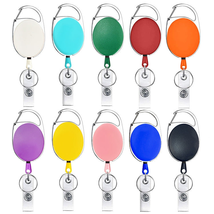 68cm Retractable Pull Badge Reel Zinc Alloy ID Lanyard Name Tag Card Badge Holder(Red) - Name Card Holder by PMC TechLife | Online Shopping South Africa | PMC TechLife