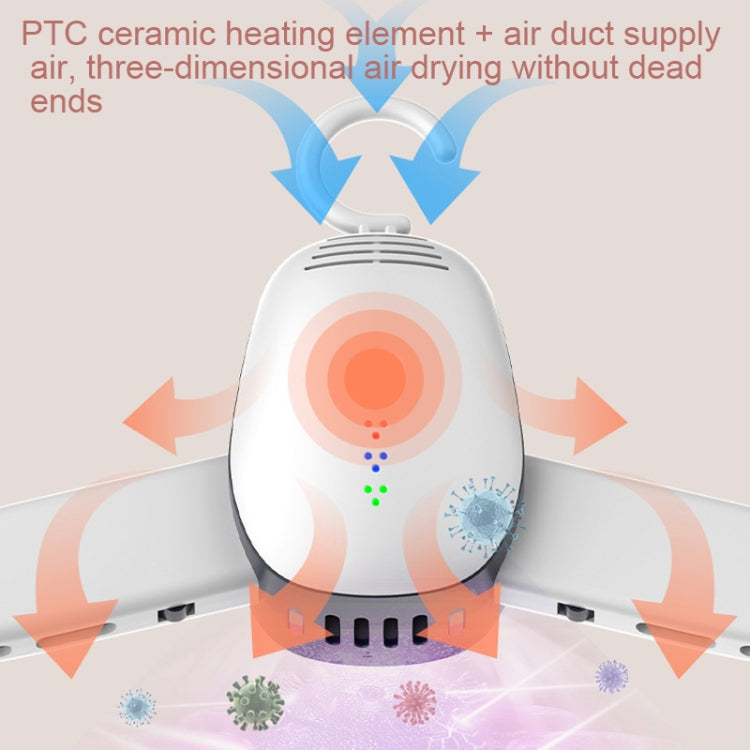 150W  Hanger Type Folding Mini Dryer Shoe Dryer With UV Sterilization Function EU Plug - free shipping - PMC TechLife - Order now!