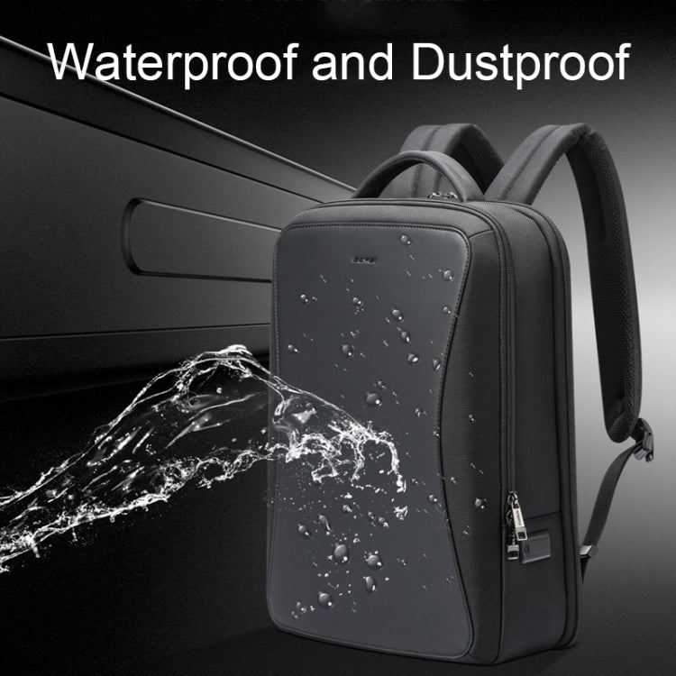 Bopai 61-120891 Multifunctional Anti-theft Laptop Business Backpack with USB Charging Hole(Black) - free shipping - PMC Jewellery - Order now!