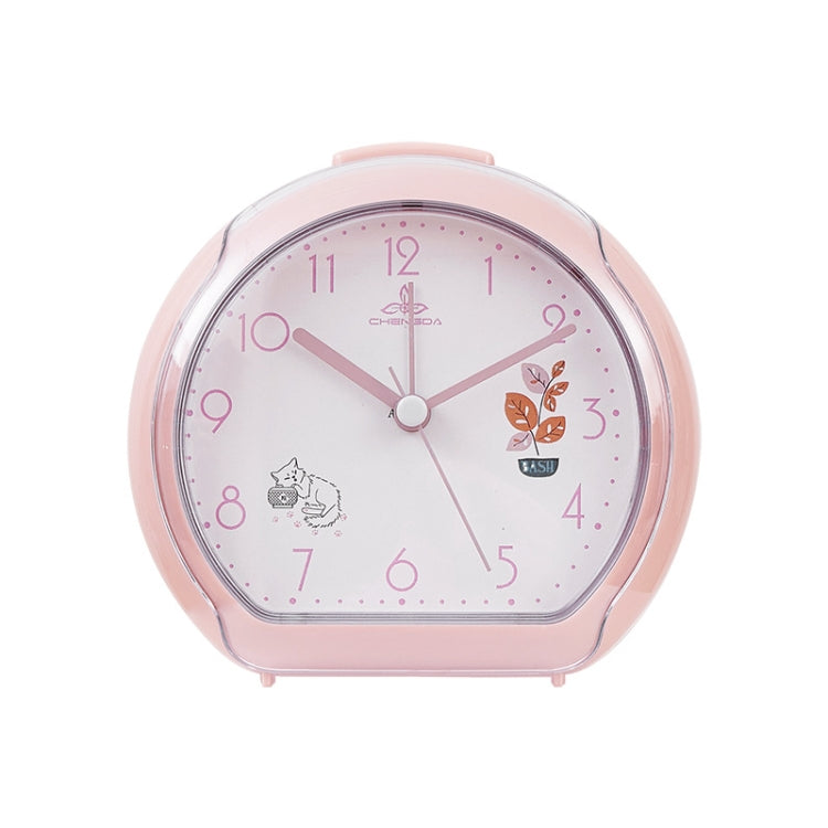Cute Children Small Alarm Clock Bedside Night Light Clock(A306 Pink) - Alarm Clocks by PMc TechLife | Online Shopping South Africa | PMc TechLife | Buy Now Pay Later Mobicred