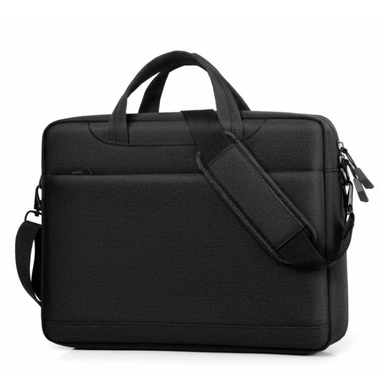 Airbag Thickened Laptop Portable Messenger Bag, Size: 14.1 inches(Black) - 14.1 inch by PMC Jewellery | Online Shopping South Africa | PMC Jewellery | Buy Now Pay Later Mobicred