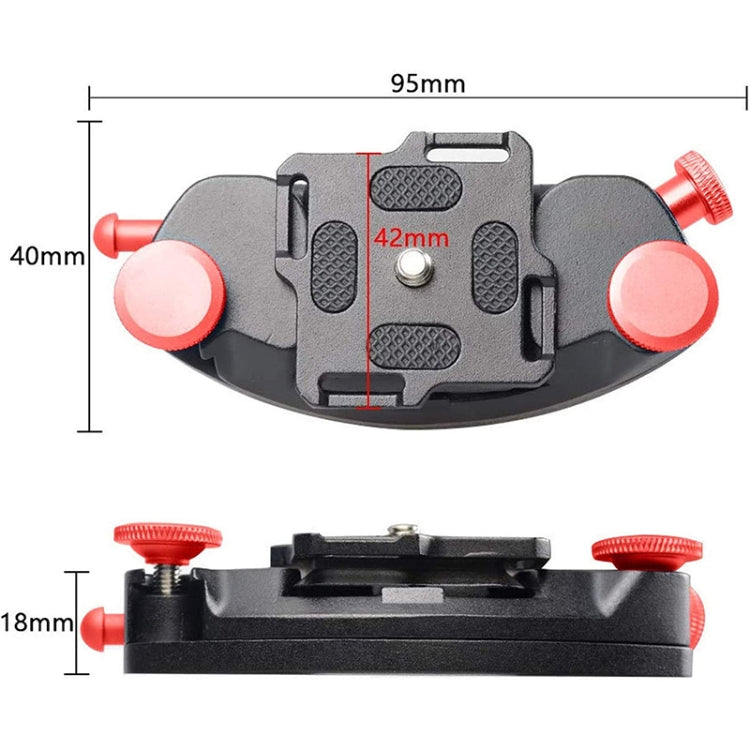 JMSUZ JMSUZ12412 For GoPro Quick Hanging Outdoor SLR Camera Waist Buckle(Black) -  by JMSUZ | Online Shopping South Africa | PMC TechLife | Buy Now Pay Later Mobicred