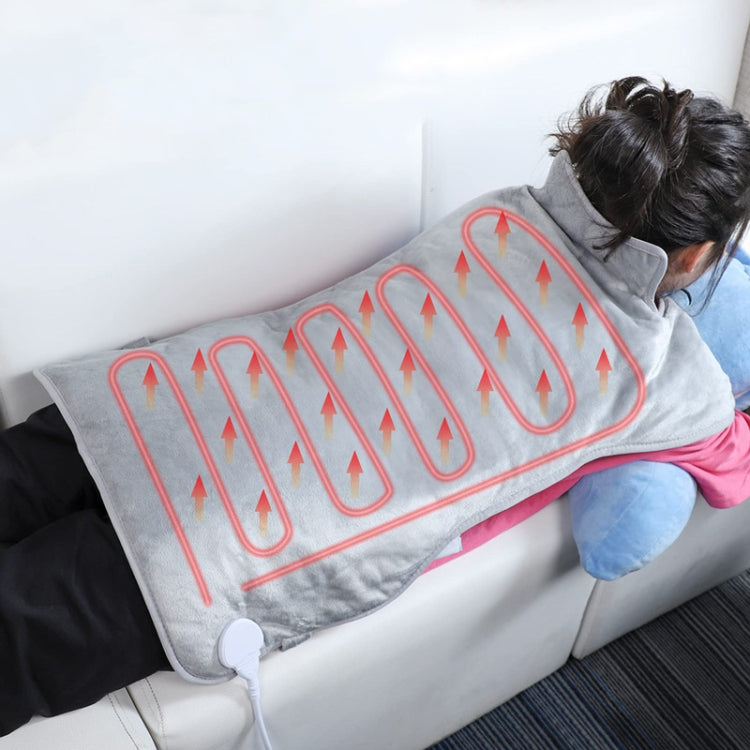 Heated Shoulder Guards Neck Guards Electric Heated Shawls Electric Blankets UK Plug(Silver Gray) - free shipping - PMC TechLife - Order now!
