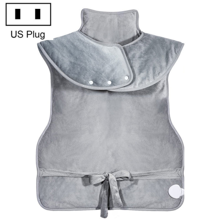 Heated Shoulder Guards Neck Guards Electric Heated Shawls Electric Blankets US Plug(Silver Gray) - free shipping - PMC TechLife - Order now!