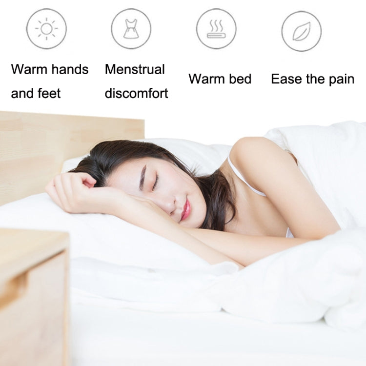 U-shaped PVC Hot Compress Shoulder And Neck Explosion-proof Water Injection Hot Water Bag(Rose Red + Light Pink) - free shipping - PMC TechLife - Order now!