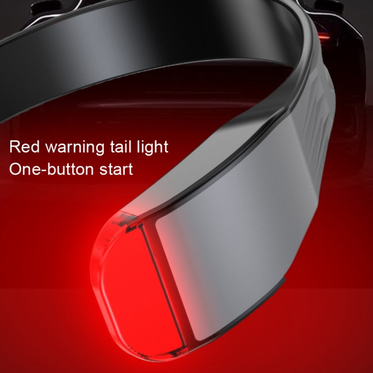 COB Floodlight Headlights Glare Night Fishing Headlamp, Style: With White/Red Tail Light (Black) - Headlamp by PMC Jewellery | Online Shopping South Africa | PMC Jewellery | Buy Now Pay Later Mobicred