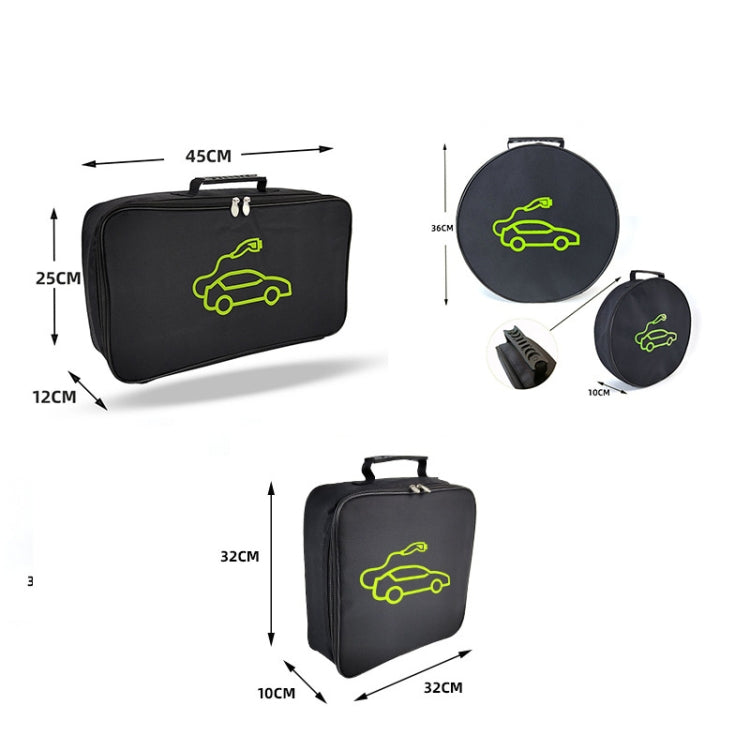 Car Charging Cable Storage Bag Carry Bag For Electric Vehicle Charger Plugs,Spec: Large With Logo - EV Charger Accessories by PMC TechLife | Online Shopping South Africa | PMC TechLife | Buy Now Pay Later Mobicred