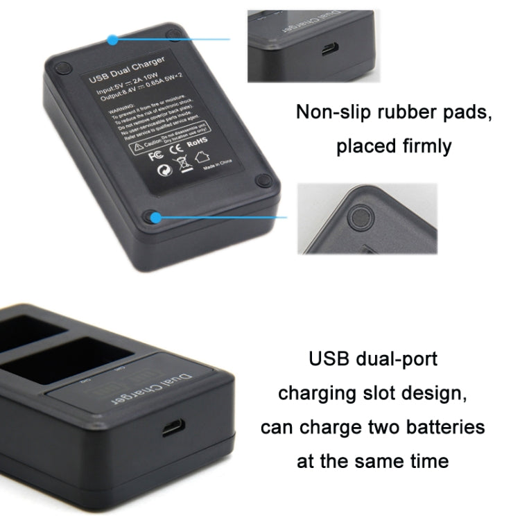 FW50 Vertical Dual Charge SLR Camera Battery Charger - free shipping - PMC TechLife - Order now!