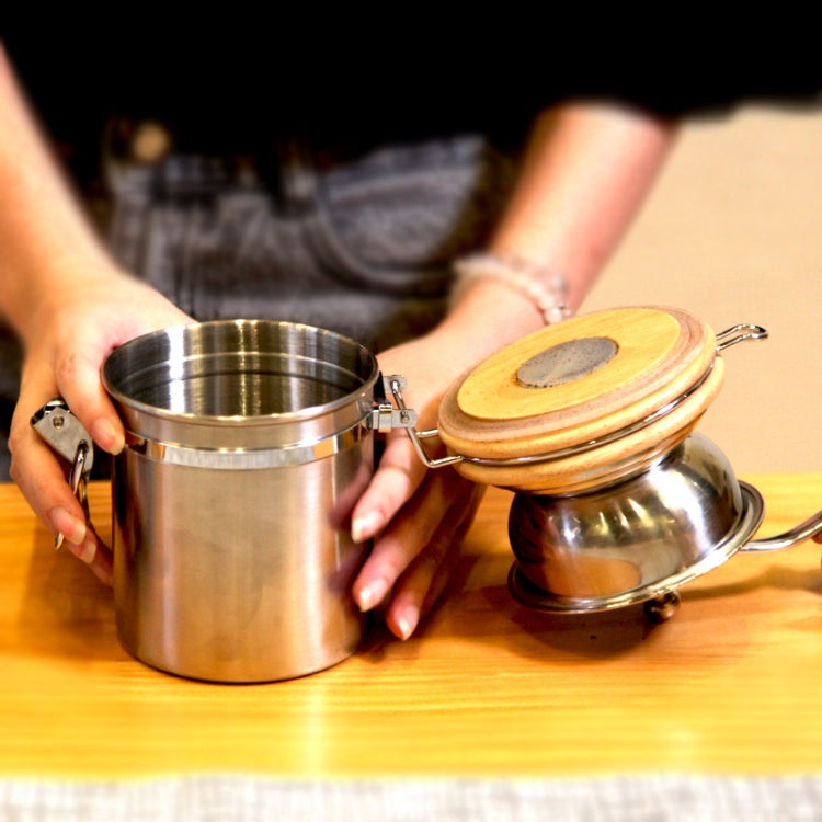 Household Stainless Steel Hand Crank Coffee Bean Grinder - free shipping - PMC TechLife - Order now!