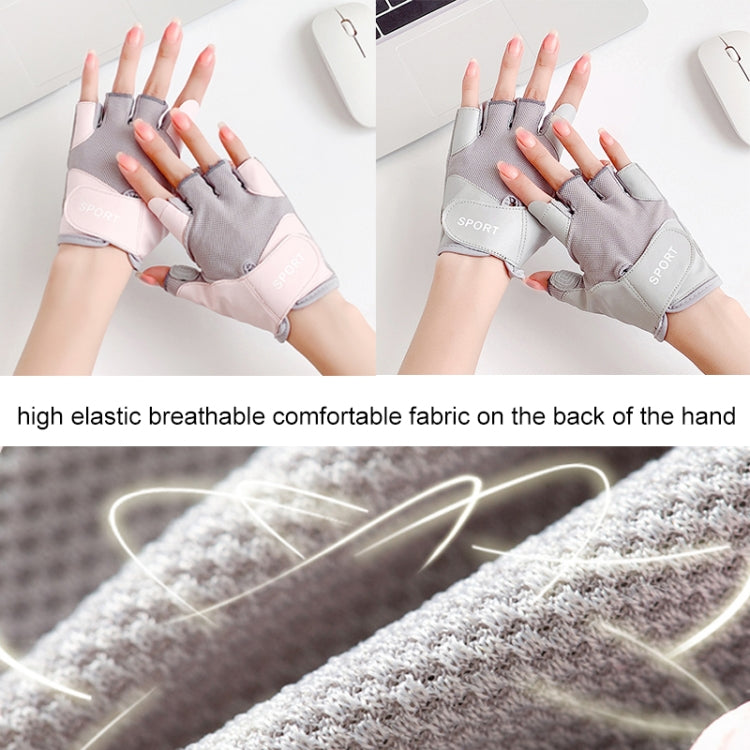 HF008 Outdoor Riding Non-slip Rock Climbing Sports Iron Jump Rope Gloves, Size: S(Monet Pink) - Safety Gloves by PMC TechLife | Online Shopping South Africa | PMC TechLife | Buy Now Pay Later Mobicred