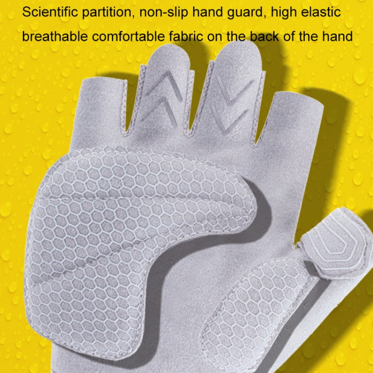HF008 Outdoor Riding Non-slip Rock Climbing Sports Iron Jump Rope Gloves, Size: M(Titanium Gray) - Safety Gloves by PMC TechLife | Online Shopping South Africa | PMC TechLife | Buy Now Pay Later Mobicred