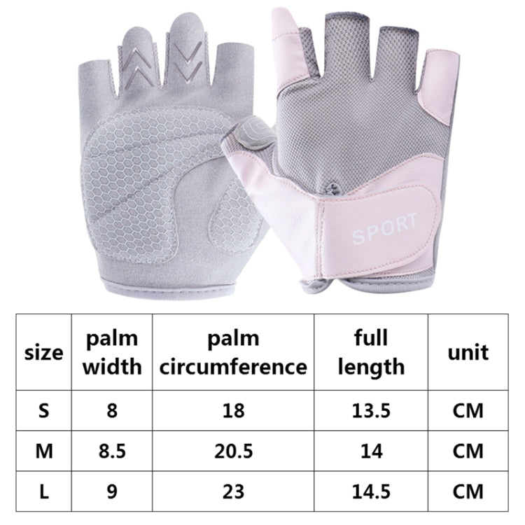 HF008 Outdoor Riding Non-slip Rock Climbing Sports Iron Jump Rope Gloves, Size: M(Monet Pink) - Safety Gloves by PMC TechLife | Online Shopping South Africa | PMC TechLife | Buy Now Pay Later Mobicred