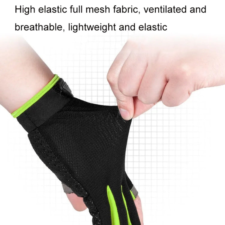 1 Pair QX0008 Outdoor Sunscreen Non-Slip Exposed Two-Finger Fishing Gloves, Size: Free Size(Blue) - Safety Gloves by PMC TechLife | Online Shopping South Africa | PMC TechLife