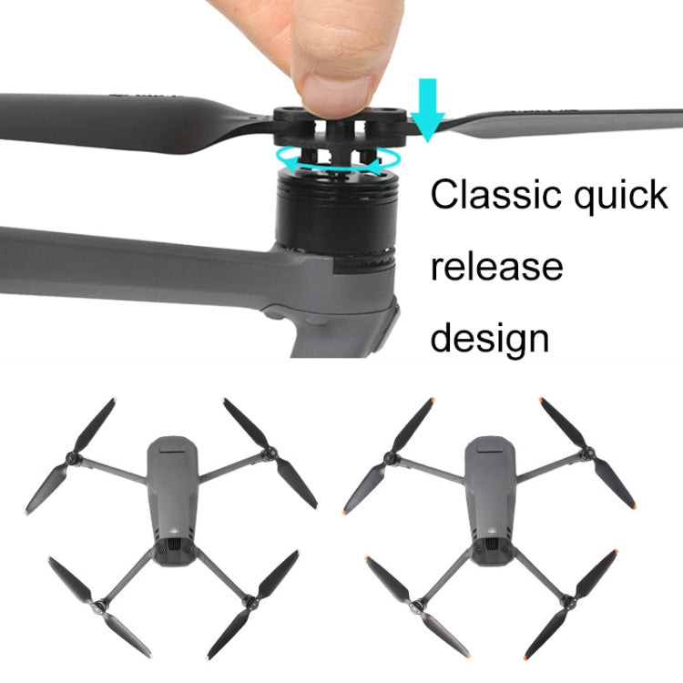 For Mavic 3 1pair Sunnylife 9453F-1 Silver Paddle Tip Quick Release Blades - free shipping - PMC TechLife - Order now!