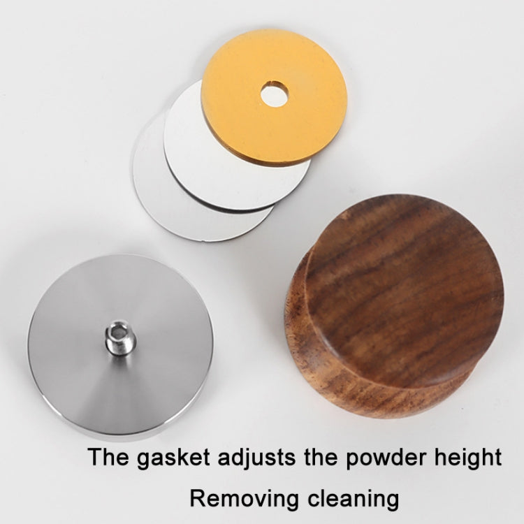 53 mm Pear Wood Stainless Steel Coffee Compressor - free shipping - PMC TechLife - Order now!