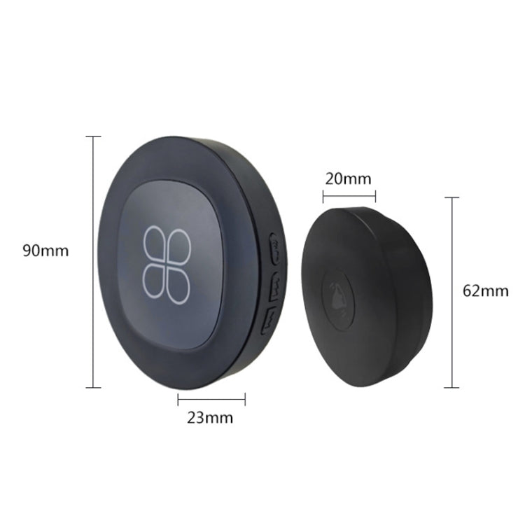 R16 1 For 1 Smart Wireless Self-Powered Hotel Home Electronic Call Doorbell(UK Plug White) - Wireless Doorbell by PMc TechLife | Online Shopping South Africa | PMc TechLife | Buy Now Pay Later Mobicred