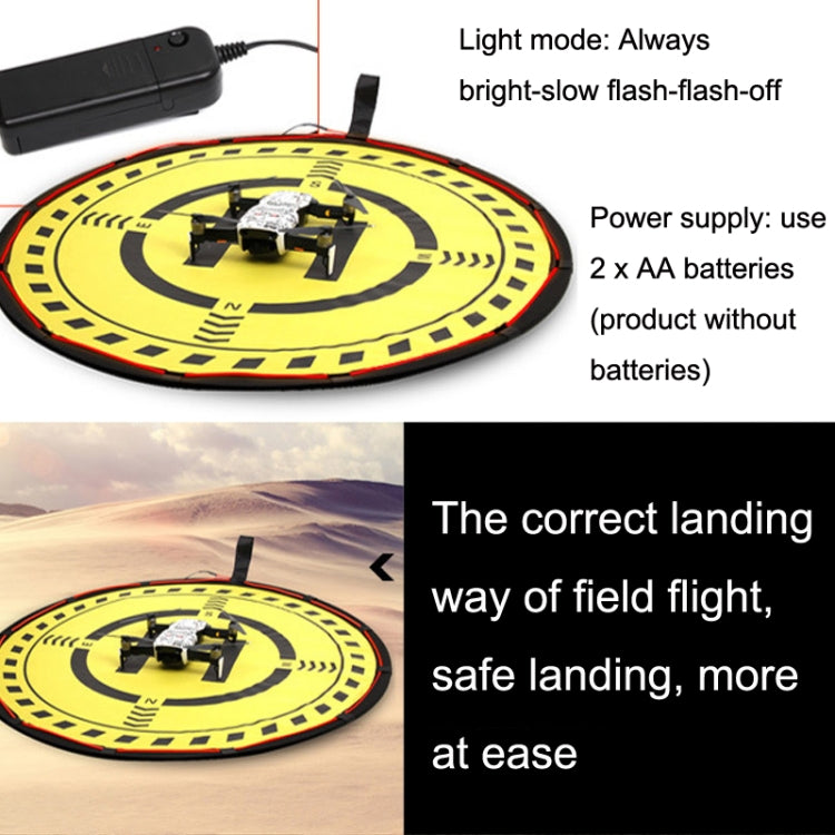 Sunnylife DJI-TJP07 For DJI Avata / Mini 3 Pro / Mavic 3 / Mini SE 70cm Adjust Luminous Night Light Apron(Yellow Black) - Other by PMC TechLife | Online Shopping South Africa | PMC TechLife | Buy Now Pay Later Mobicred