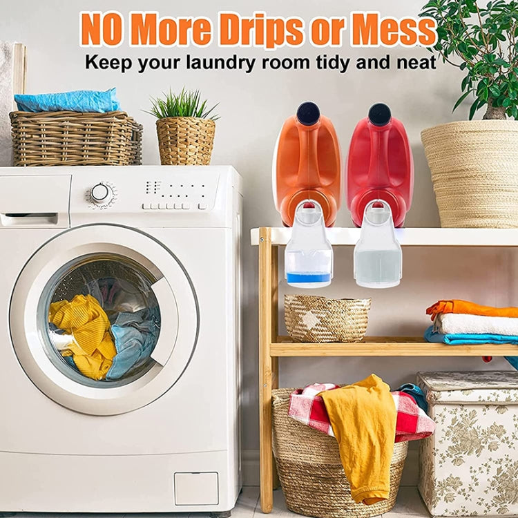 Foldable Laundry Detergent Drip Catcher Tray Cup Holder Soap Dispenser Gadget(White) - Shelves by PMC TechLife | Online Shopping South Africa | PMC TechLife | Buy Now Pay Later Mobicred