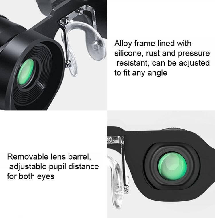 D-1548 10x HD Adjustable Focus Fishing Binoculars,Spec: With Tricolour Polarised Lens - free shipping - PMC TechLife - Order now!