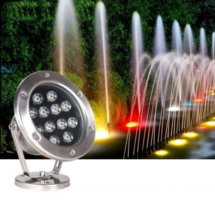 LED Underwater Light Pool Fish Pond Fountain Waterproof Landscape Light 12W(7 Colors) - Underwater Lights by PMc TechLife | Online Shopping South Africa | PMc TechLife | Buy Now Pay Later Mobicred