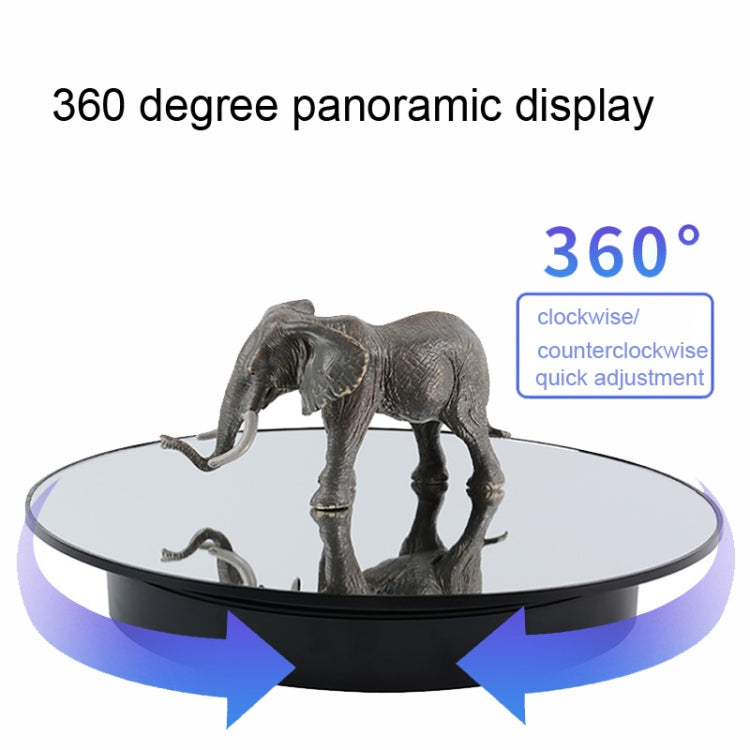 32cm Electric Turntable for Photography With Speed Direction Adjustment, Color: Golden Mirror -  by PMC TechLife | Online Shopping South Africa | PMC TechLife | Buy Now Pay Later Mobicred