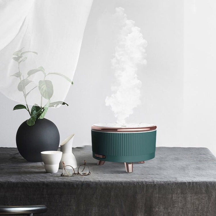 Ultrasonic Aromatherapy Diffuser Humidifier Essential Oil Diffuser UK Plug(Dark Green) - free shipping - PMC TechLife - Order now!