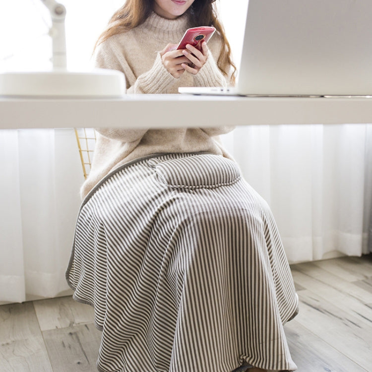 AI-540 72x115cm USB Body Warmer Blanket Office Heater Electric Heating Shawl(Pink Rabbit Stripes) - Electric Blankets by PMC TechLife | Online Shopping South Africa | PMC TechLife | Buy Now Pay Later Mobicred