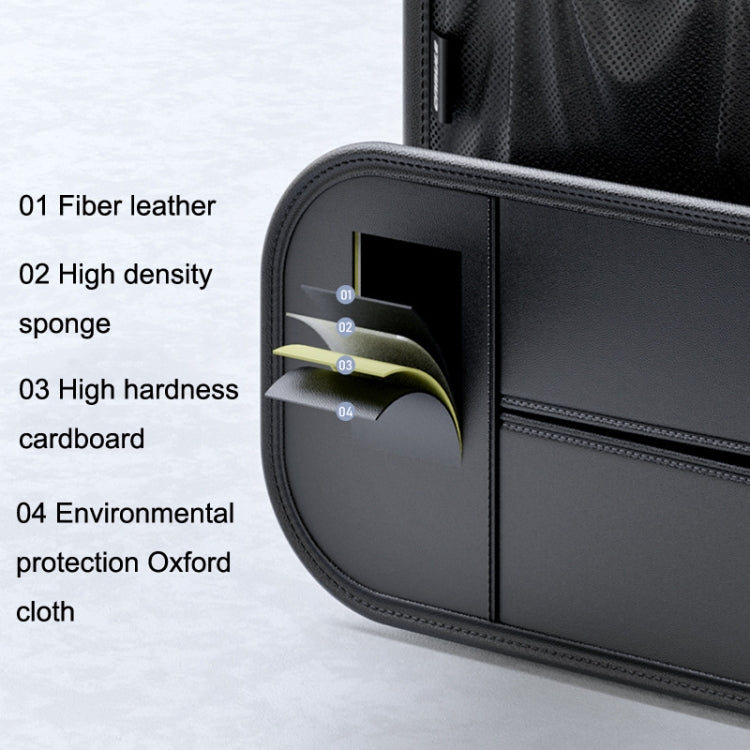 Car Seat Rear Leather Multi-function Convenient Storage Bag(Black) - Stowing Tidying by PMC TechLife | Online Shopping South Africa | PMC TechLife | Buy Now Pay Later Mobicred