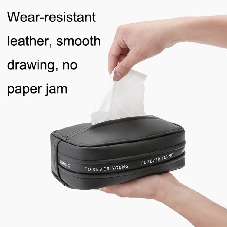 Multifunctional Car Chair Back Hanging Tissue Box(Black) - Tissue Boxes by PMC TechLife | Online Shopping South Africa | PMC TechLife | Buy Now Pay Later Mobicred