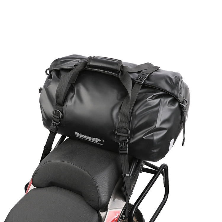 Rhinowalk MT20450 45L Large Capacity Portable Waterproof Motorcycle Tail Bag(Black) - free shipping - PMC TechLife - Order now!