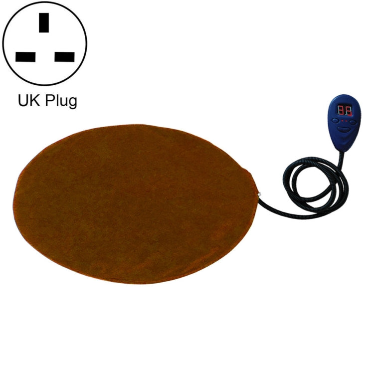 30x30cm Coffee 12V Low Voltage Multifunctional Warm Pet Heating Pad Pet Electric Blanket(UK Plug) - Pads by PMC TechLife | Online Shopping South Africa | PMC TechLife | Buy Now Pay Later Mobicred